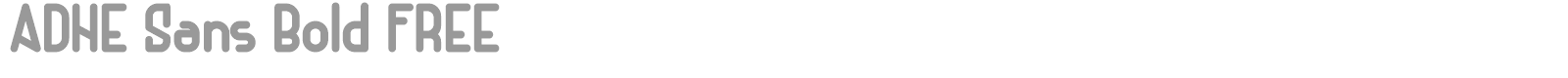 Adhe Sans font preview
